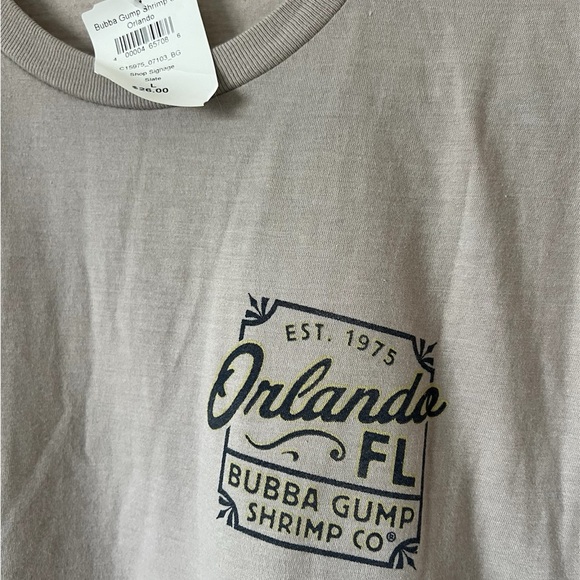 Gray Short Sleeve Tee with Vintage Design - Picture 1 of 3